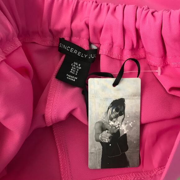 Sincerely Jules‎ Shorts Small Pink Pleated Career Church Preppy Academia Dressy - Picture 9 of 10